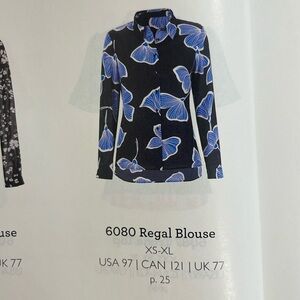 Large CAbi Regal Blouse